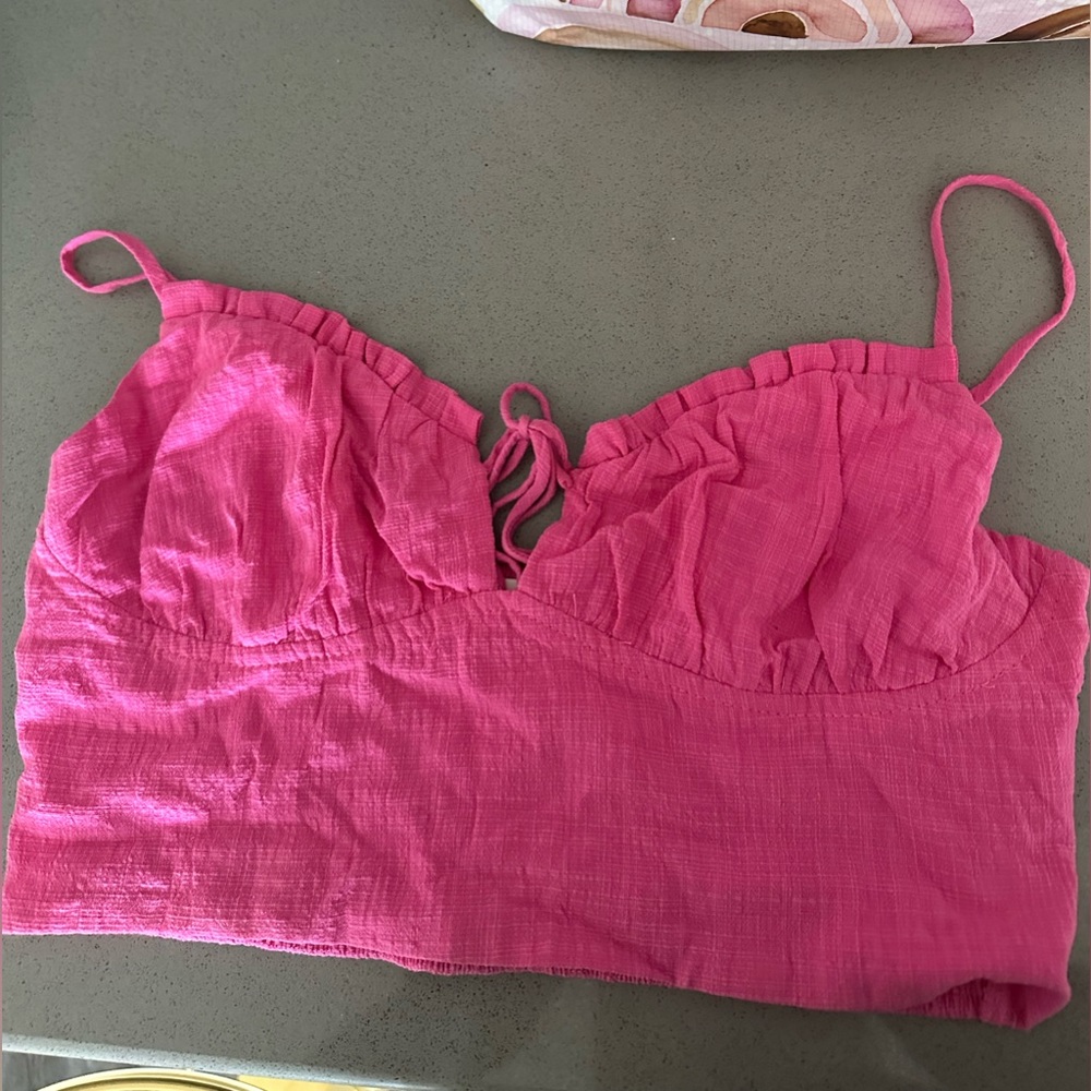 Pink top